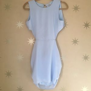 Baby blue mini dress